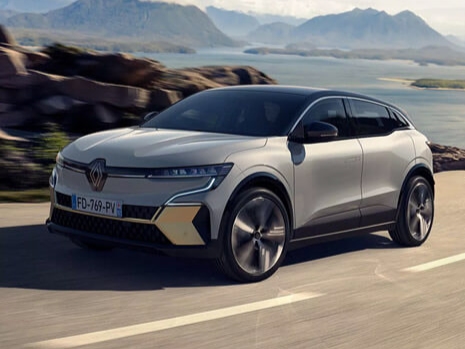 Renault Megane E-tech illustrasjonsbilde