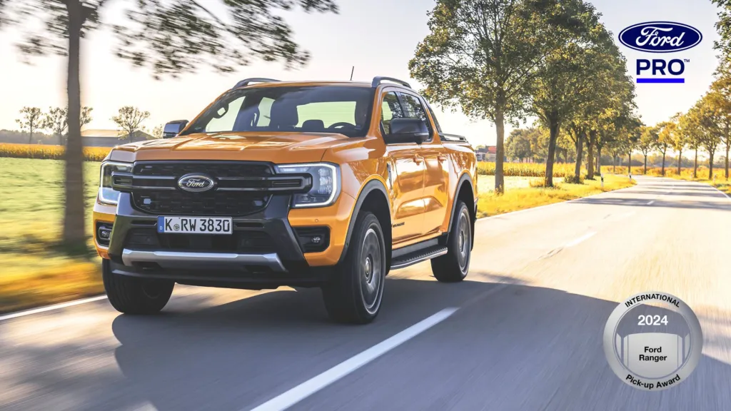 Ford Ranger vant "årets beste pickup" pris 2024 av IPUA