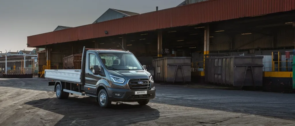 Ford Transit Chassis cab illustrasjonsbilde