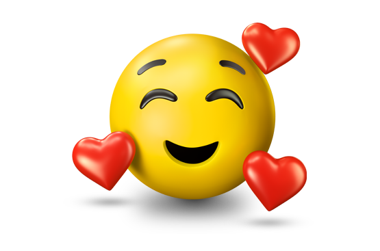 smilende hjerte emoji